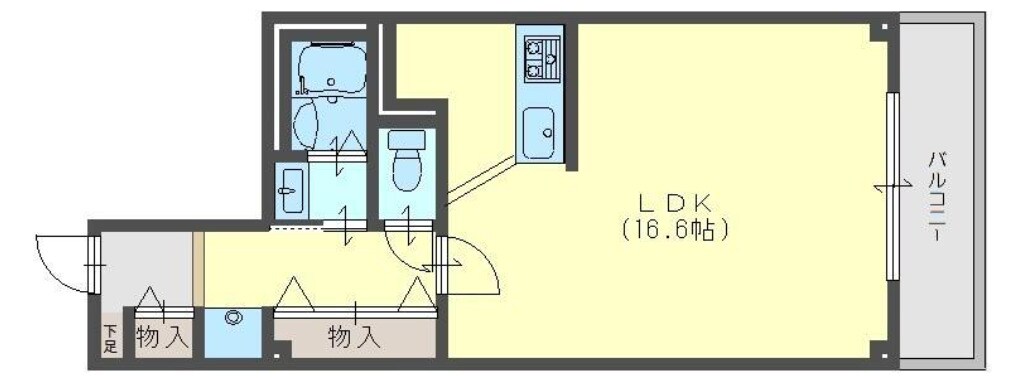 プレコートオカダの物件間取画像