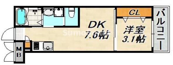 新長田駅 徒歩8分 3階の物件間取画像