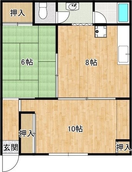 チャンピオン兵庫ビルの物件間取画像