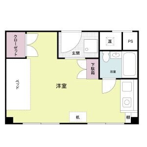 エルマーナ香枦園の物件間取画像