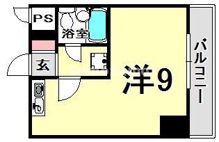 三ノ宮駅 徒歩8分 10階の物件間取画像