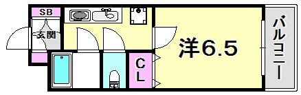 門戸厄神駅 徒歩10分 2階の物件間取画像