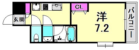 リトラル西宮北の物件間取画像