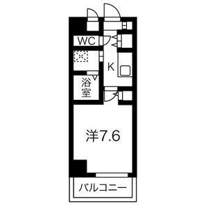 灘駅 徒歩4分 9階の物件間取画像