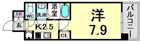 三ノ宮駅 徒歩14分 5階の物件間取画像