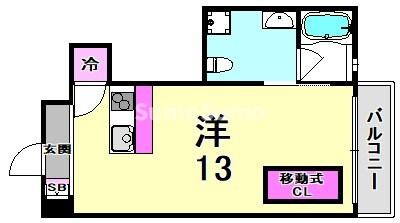 ロイスグラン神戸湊川公園の物件間取画像