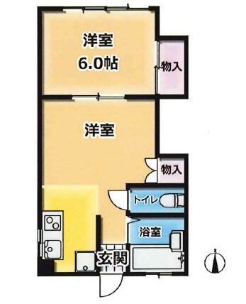 シルフィード・ドゥ・永沢の物件間取画像