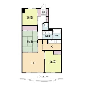 ロマンツェ東灘の物件間取画像