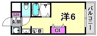 西宮駅 徒歩10分 2階の物件間取画像