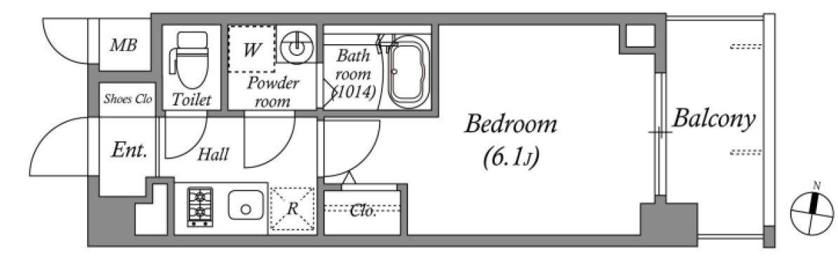 和田岬駅 徒歩5分 8階の物件間取画像