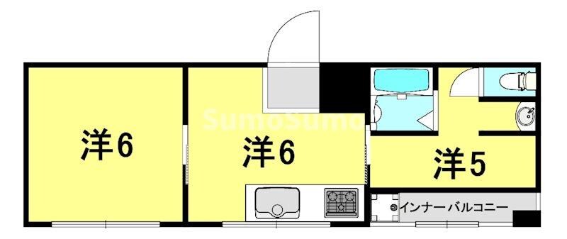 サンビルダー大日通の物件間取画像