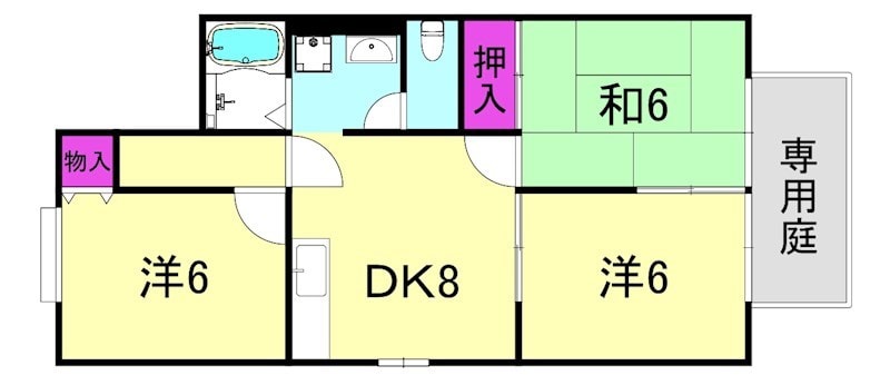 プリシェール上甲子園　C棟の物件間取画像