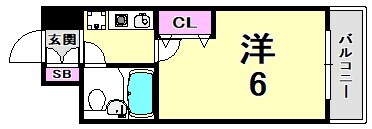 エスリード西宮の物件間取画像