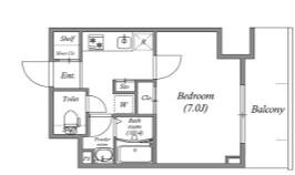 GENOVIA神戸湊川公園の物件間取画像