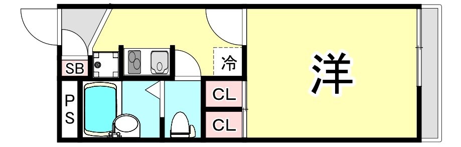 レオパレスシェ　モアⅡの物件間取画像