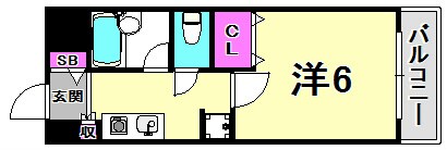 西宮北口駅 徒歩2分 3階の物件間取画像