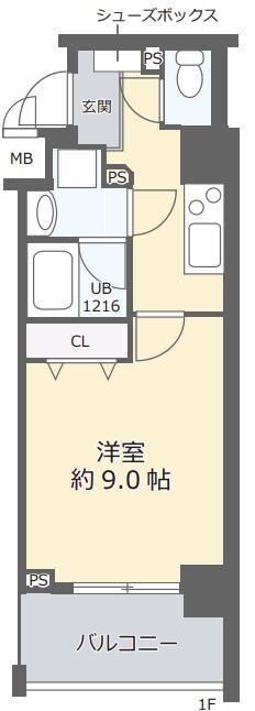 三ノ宮駅 徒歩10分 4階の物件間取画像