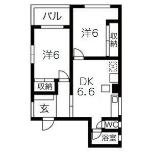 灘駅 徒歩7分 5階の物件間取画像