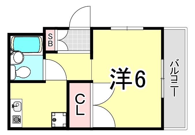 摂津本山駅 徒歩15分 2階の物件間取画像