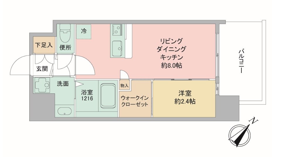 セレニテ神戸西エクラの物件間取画像
