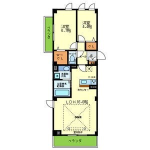 芦屋駅 徒歩10分 3階の物件間取画像