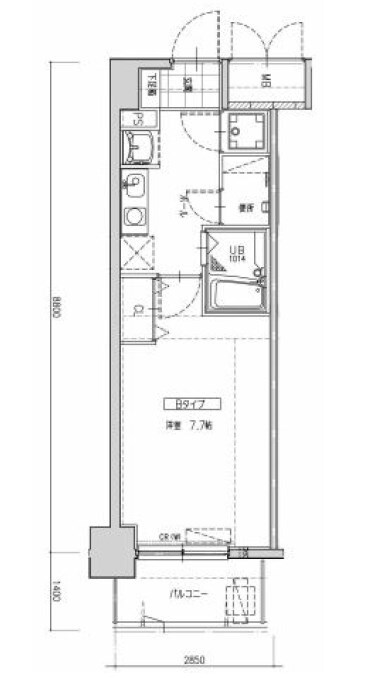 STATION COURT SOUTHの物件間取画像