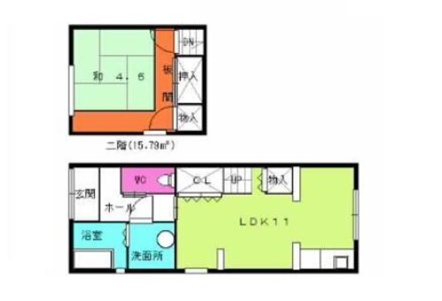 神戸駅 徒歩17分 1-2階の物件間取画像