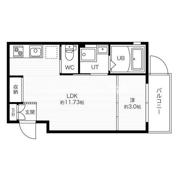 コティ山下町の物件間取画像