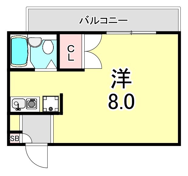 荒三マンションの物件間取画像