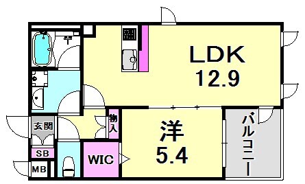 ヴィラージュMの物件間取画像