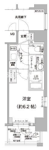 神戸駅 徒歩10分 5階の物件間取画像