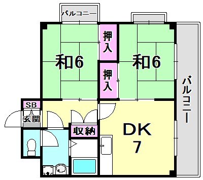 エトワール甲子園の物件間取画像