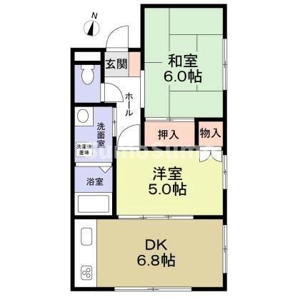 長田駅 徒歩14分 2階の物件間取画像