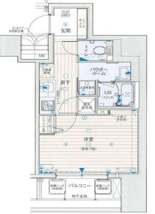 アドバンス神戸アルティスの物件間取画像