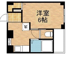 六甲駅 徒歩15分 3階の物件間取画像