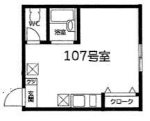 サンライズ六甲道の物件間取画像