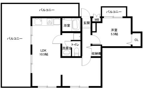 セントラルハイツ灘パートⅡの物件間取画像