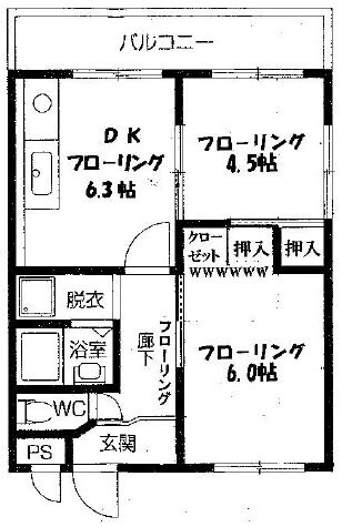 ニューライフ岡本の物件間取画像