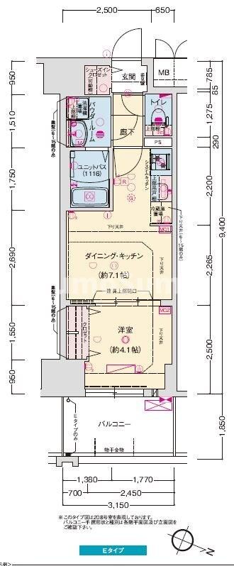 神戸駅 徒歩7分 4階の物件間取画像