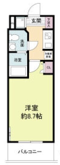 三ノ宮駅 徒歩7分 2階の物件間取画像