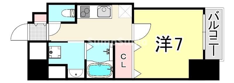 神戸駅 徒歩2分 2階の物件間取画像