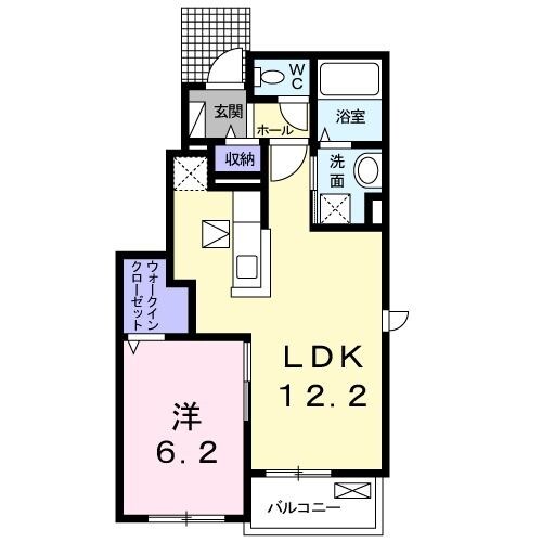 サンリット北野Ⅱの物件間取画像