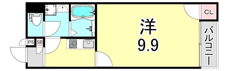 仁川駅 徒歩15分 1階の物件間取画像