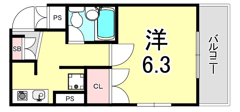 ふたばマンションの物件間取画像