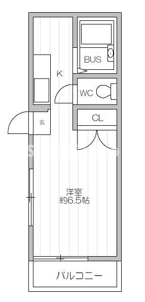 ハイツ山根の物件間取画像