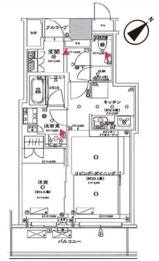 神戸駅 徒歩4分 8階の物件間取画像