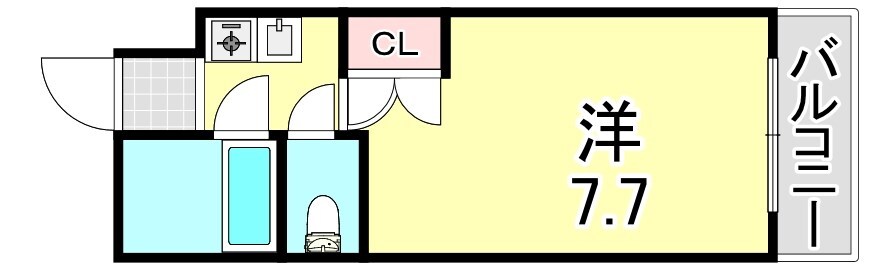 パームスハイツの物件間取画像