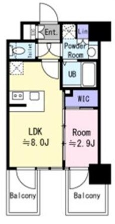 三ノ宮駅 徒歩7分 6階の物件間取画像