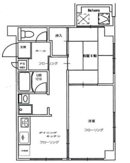 三ノ宮駅 徒歩15分 5階の物件間取画像