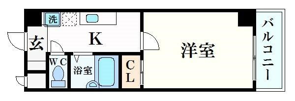 エクレール六甲の物件間取画像